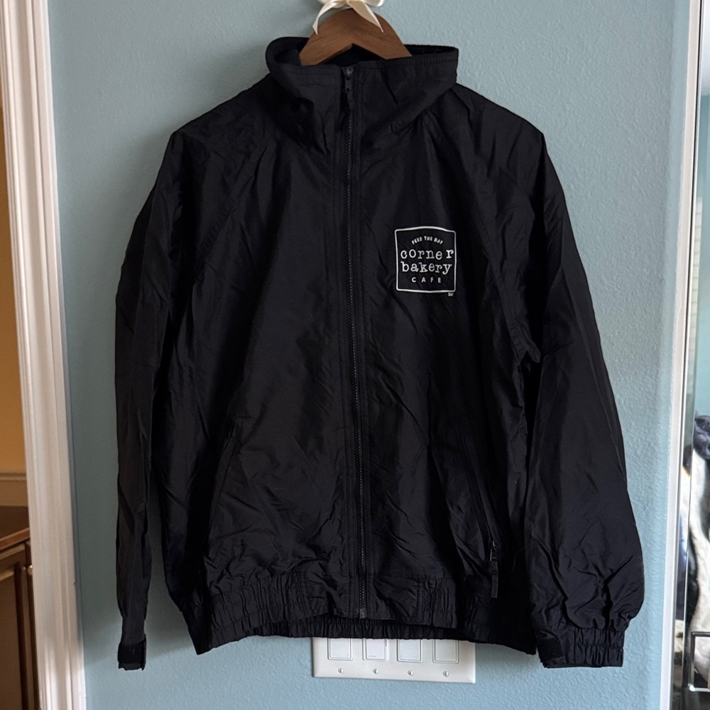 Port Authority Black Windbreaker Jacket